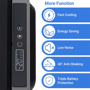 Réfrigérateur de voiture portable électrique 50L 12V/24V/220V avec compresseur pour camping-car et hôtel - Product Image 4