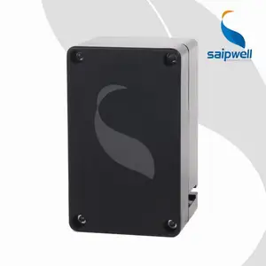 IP66 Outdoor Waterproof Electrical Enclosure Instrument Case Housing Black Project Plastic Connection Electronic Junction Box