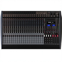 Mezclador de Audio Profesional con Software Powermate 1600-3, Amplificador de Audio, Consola de Música, Mezclador Digital Dual 99 DSP OEM 24-4