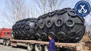 ยางกันกระแทกทางทะเลแบบเติมลมยี่ห้อโยโกฮาม่า สำหรับจอดเรือที่ท่าเรือ - Product Image 5