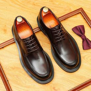 Zapatos de Hombre de Alta Calidad, Diseño Nuevo, Suela de Goma Suave, Casuales, de Cuero Genuino, Estilo Náutico - Product Image 4