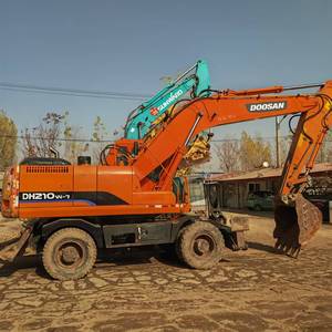 Clearance Sale High Quality Used Doosan DH210W-7 Hydraulic Crawler Excavator on Sale Featuring Low Price Core Component Engine - Product Image 1
