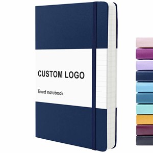 Hot Sale Custom A5 Hardcover Thermal Thread <b>Sewing</b> Binding Lined Pages 80 Sheets Eco-Friendly PU Leather Organizer Planner - Product Image 1