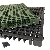 Cellule de drainage en HDPE pour applications extérieures, construction et toiture de jardin, hauteur 30 mm, cellule de drainage en HDPE imperméable