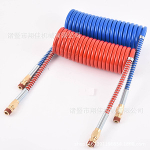 Xiangjia Machinery Brake Hose 12FT Red Blue Dual Tube Brass For Replace Repair Various Industries - Product Image 2