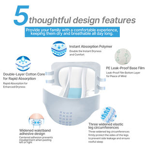 Pannoloni per Adulti Usa e Getta Kaida Super Assorbenti Traspiranti Protezione Notturna per Residenti di Case di Cura - Product Image 2