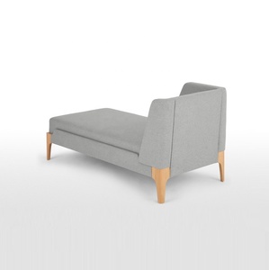 2024 Venta caliente diseño moderno real escandinavo tela de terciopelo <span class=keywords><strong>chaise</strong></span> <span class=keywords><strong>longue</strong></span> para dormitorio sala de estar - Product Image 3