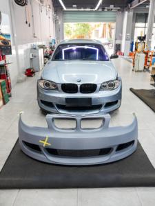 <span class=keywords><strong>Pare</strong></span>-chocs avant de haute qualité style MP en PP pour BMW Série 1 E87 E82 E88 - Product Image 1