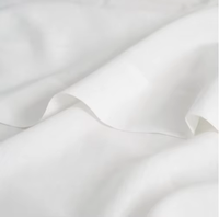 No50 # Tissu blanc blanchi pour hôtel et hôpital 170 TC avec fil C21S 100% percale de coton