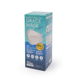 Made In China Mask White Kf94 Face Mask Fish Shape Masker Korea Kf94-Mask