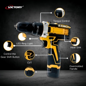 Đa chức năng 12V Lithium hộ gia đình khoan thiết lập với tác động, không dây công cụ điện với hai điện và một sạc công cụ - Product Image 6