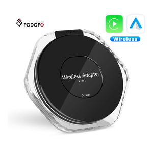 Podofo Car AI Box Dongle USB Wireless Carplay /<strong>Android</strong> <strong>Auto</strong> Adapter Original Car Wired to Wireless Module USB/Type-C <strong>Interface</strong> - Product Image 1