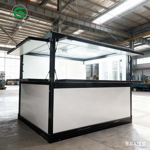 Sang trọng 10ft có thể gập lại <span class=keywords><strong>container</strong></span> cửa hàng 40hq tải 22 Bộ Casa Modular <span class=keywords><strong>container</strong></span> nhà cho biệt thự khách sạn cửa hàng căn hộ cửa hàng cắt tóc - Product Image 1