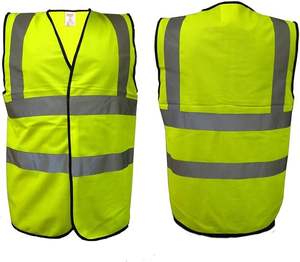 Gilets de sécurité haute visibilité avec logo personnalisé, bandes réfléchissantes pour vêtements de travail de construction, équipe routière, cadeaux promotionnels personnalisés - Product Image 1