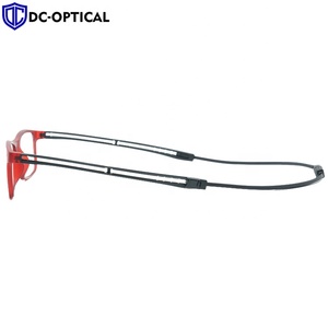 DCOPTICAL Thời Trang Mới Nhựa Từ Có Thể Điều Chỉnh Đọc + Kính Có Dây Silicon, Kính Đọc Sách Nam Châm - Product Image 5