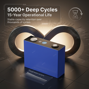 Batterie au lithium LiFePO4 EV E LF100LA 3.2V 100Ah, cellule de batterie pour système de stockage d'énergie à cycle profond 5000+ cycles, batterie ESS, batterie d'alimentation - Product Image 2