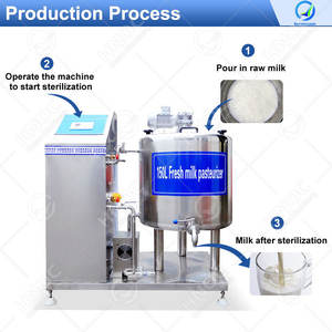 Pasteurizador y Homogeneizador de Leche Comercial OCEAN, Tanque de Enfriamiento de Leche de 200 a 500 Litros, Precio - Product Image 3