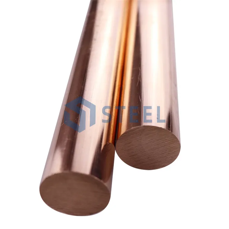 Kualitas tinggi dapat digunakan untuk memproduksi instrumen presisi 5mm18mm ASTM persegi batang tembaga murni C10100 batang tembaga bulat