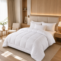 Couette d'hôtel en coton lavé durable, taille King, en duvet d'oie, Super King pour hôtel