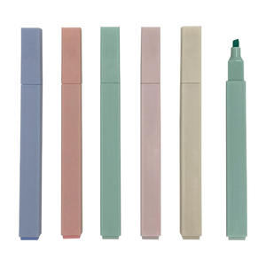 Lot de surligneurs fluorescents en plastique à pointe oblique, 18 couleurs, pour le bureau et l'école - Product Image 1