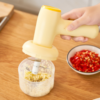 Mixeur de cuisine sans fil multifonctionnel USB, batteur à œufs avec bol mélangeur, robot culinaire électrique portatif pour usage domestique