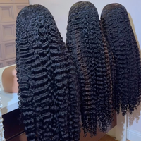 Wig Rambut Asli Vietnam Model HD Lace Frontal 13x4, Rambut Keriting Burma, Wig Rambut Asli Full Lace Front 13x6 untuk Wanita Kulit Hitam (Grosir)