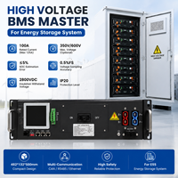 Système de gestion de batterie lithium haute tension GCE 120V-750V pour pack de batteries de stockage d'énergie ESS avec communication CAN RS485