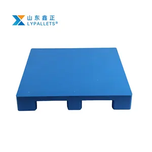 HDPE /PP Light Weight Recycled Cheap Blue Packing Plastic Pallet With 9 Foot 1100*1100*140 Mm