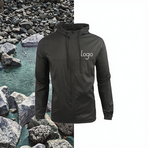 Custom Logo High Quality Unisex Zipper Waterproof Canvas Thin Casual Winter Quilted <b>Jacket</b> Plus Size Front - Product Image 3