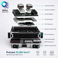 Servidor en Rack DL385 2U, Doble EPYC, DDR5, PCIe 5.0, NVMe, Computación Densa, Aplicaciones Empresariales Configurables