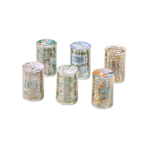 Un rouleau de ruban PET de la série <span class=keywords><strong>Voyage</strong></span> en France <span class=keywords><strong>du</strong></span> Sud, motif paysage romantique, pour décoration et collage - Product Image 5