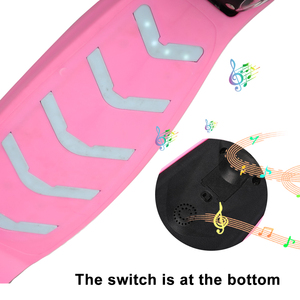 Katlanabilir ayarlanabilir LED ışık 3 tekerlekli çocuklar için <span class=keywords><strong>scooter</strong></span> ile müzik - Product Image 4