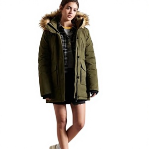 Abrigo de plumón de ganso de burbujas, chaqueta acolchada gruesa y cálida con cuello de piel auténtica de lujo, Parkas holgadas de invierno para mujer, abrigo de plumas con piel de zorro - Product Image 1