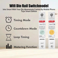 Compteur d'énergie intelligent Tuya Wifi Zigbee kWh avec disjoncteur, relais temporisé et protection contre les fuites de tension EAYCBM-1P