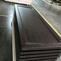 Porte intérieure en WPC, composite bois-plastique, préfabriquée, démontable, imperméable, résistante à l'humidité, matériau de construction pour l'exportation