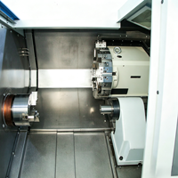 Tour à métaux industriel YH75-1000, tour mécanique CNC à banc incliné pour le traitement de composants médicaux