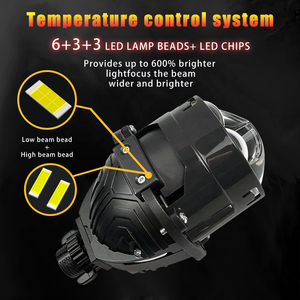 हाई ल्यूमेन 2.5 इंच की एलईडी हेडलाइट 150w डुअल लेजर लाइट सुपर-डिबेयर लाइट सुपर अस्वीकृति - Product Image 4