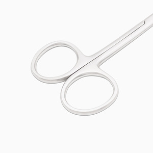 Ciseaux à cuticules en acier inoxydable, coupe-cuticules et éliminateur d'ongles incarnés de style russe avec pointe courbée, outil de salon de manucure - Product Image 4