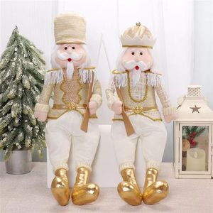Whimsical Holiday <b>Nutcracker</b> Ornament Cute Sitting Figurine Fireplace Mantel <b>Decor</b> - Product Image 4