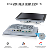 Harga Pabrik PC Panel Industri 13.3" J6412 Tanpa Kipas Komputer HMI Sentuh IP66 Tahan Air Edge Computing IPC untuk Otomasi