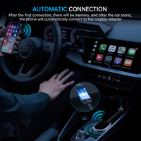 OEM ODM Adaptateur CarPlay sans fil Wifi 5.8Ghz Connectivité améliorée la plus rapide Kit de mise à niveau du dongle CarPlay sans fil