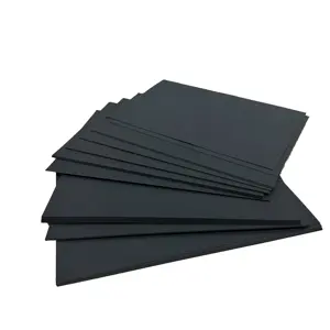 Fábrica China Precio de bienestar 180-400gsm Papel negro Cartón Tamaño personalizado Entrega rápida