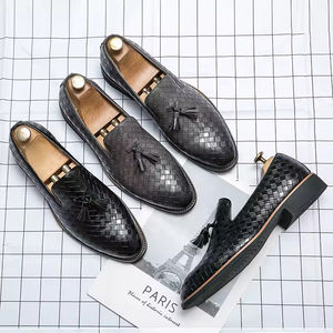 New British Casual Luxury Handcrafted Men's Oxford Leather Slip-On <b>Waterproof</b> Evergreen Formal <b>Shoes</b> Wedding Office Professional - Product Image 6