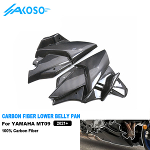 Akoso <span class=keywords><strong>t</strong></span>ấm chắn gió động cơ phía dưới động cơ xe máy bằng sợi Carbon <span class=keywords><strong>t</strong></span>ấm chắn dưới khay cho <span class=keywords><strong>Yamaha</strong></span> MT09 fz09 2021- 2024 - Product Image 1