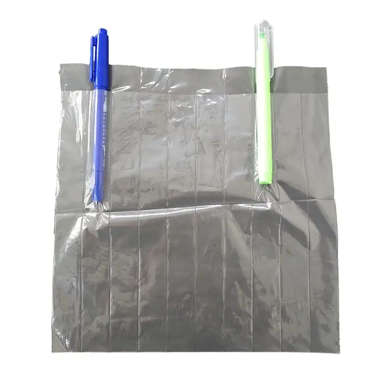 Pe transparan tas kemasan perlindungan lingkungan Model kantong plastik khusus pribadi