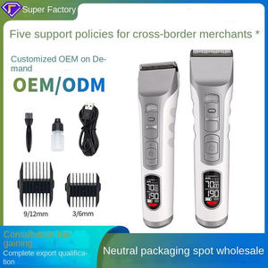 <span class=keywords><strong>Tondeuse</strong></span> à <span class=keywords><strong>cheveux</strong></span> sans fil rechargeable 7000 tr/min avec écran LED intelligent, lame en céramique affûtée, machine de coupe USB avec peignes limiteurs - Product Image 3