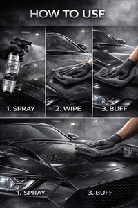 สเปรย์เคลือบเซรามิกใส GRAPHONEX Rapid Transparent Ceramic Spray Paint Protection Formula-500ml 10-Year PH2-12 Tolerance ให้ความเงางามระดับมืออาชีพสำหรับรถยนต์ - Product Image 2