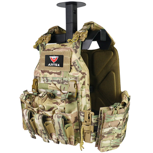 เสื้อกั๊กยุทธวิธีลายพรางปรับได้ Molle ถอดเร็ว น้ำหนักเบา ผลิตจากโพลีเอสเตอร์ สำหรับฝึกซ้อม - Product Image 2