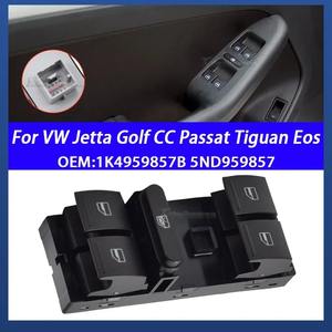 Nuevo 1K4959857B VW <span class=keywords><strong>Golf</strong></span> 5 <span class=keywords><strong>Golf</strong></span> 6 Jetta MK5 Mk6 para Tiguan Touran para Passat B6 B7 interruptor de Control Maestro de ventana de coche eléctrico Auto - Product Image 5