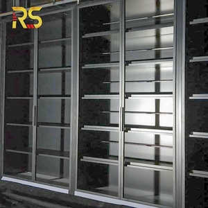 Lusso moderno Wine Bar Cabinet con luci in acciaio inox oro Display di stoccaggio per la stanza della cantina, <span class=keywords><strong>Idea</strong></span> di mobili Bar casa - Product Image 6